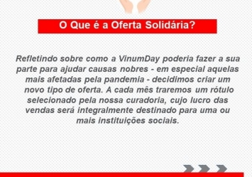 A Associação Vamos! é a entidade escolhida para Oferta Solidária do mês de março/2024 da VinumDay