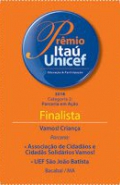 Selo do prêmio itaú unicef 2018