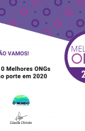 Certificado de reconhecimento das 10 Melhores ONGs de Pequeno Porte 2020